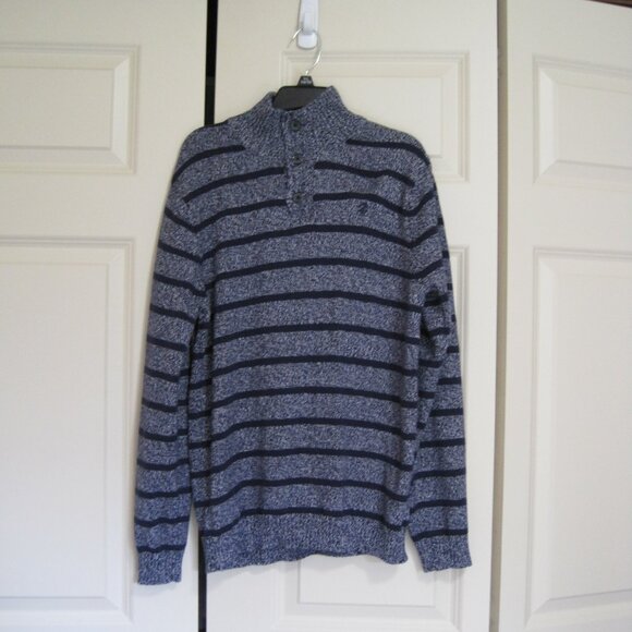 Izod Blue Striped Kids Sweater sz XL boys - Picture 1 of 10